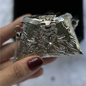 Elegant Silver Women's Bag